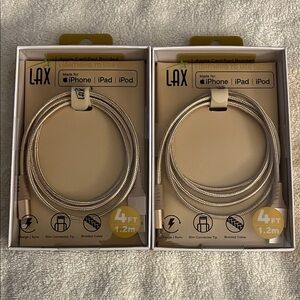 LAX Lightning to USB Cable for iPhone, iPad, iPod - 4ft